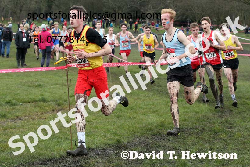 Senior boys, 2020 New Balance English Schools Champs., Sefton Park, Liverpool. Photo: David T. Hewitson/Sports for All Pics